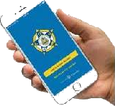 The NFOP mobile app on a phone
